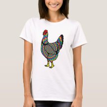 Psychedelic Hen T-Shirt