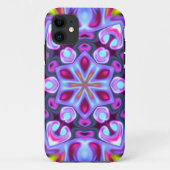 Psychedelic Hippie Blue Pink en Yellow Case-Mate iPhone Case (Achterkant)