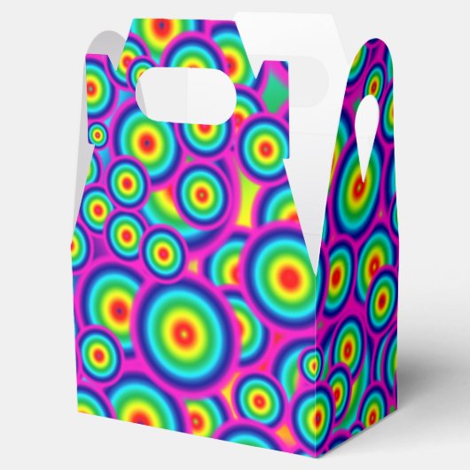 Psychedelic Hippie Favor Boxes Bedankdoosjes (Geopend)