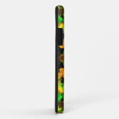 Psychedelic Hippie Flower Green Sinaasappel and Ye Case-Mate iPhone Case (Achterkant/rechts)