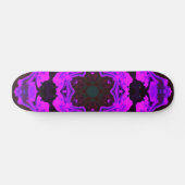 Psychedelic Hippie Flower Paars Persoonlijk Skateboard (Horizontaal)