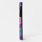 Psychedelic Hippie Flower Pink Blue en Oranje Case-Mate iPhone Case (Achterkant/links)