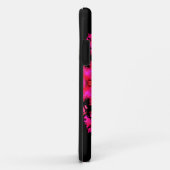 Psychedelic Hippie Flower Pink en Black Case-Mate iPhone Case (Achterkant/rechts)