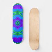 Psychedelic Hippie Flower Rainbow Persoonlijk Skateboard (Voorkant)