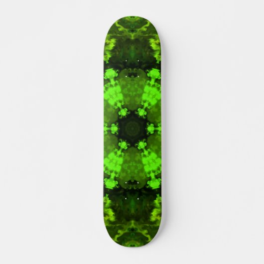 Psychedelic Hippie Green Persoonlijk Skateboard (Voorkant)