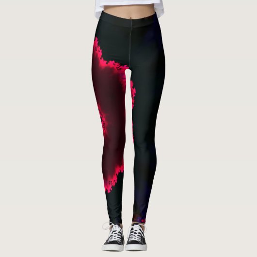 Psychedelic Hippie Leggings (Voorkant)