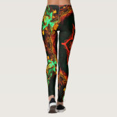 Psychedelic Hippie Leggings (Achterkant)