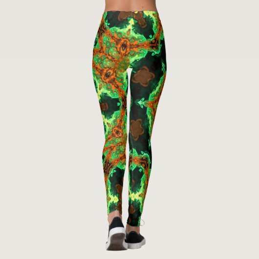 Psychedelic Hippie Leggings (Achterkant)