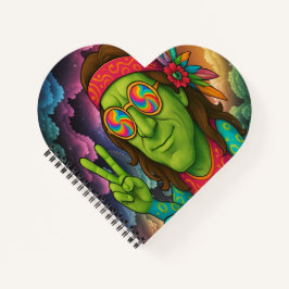 Psychedelic Hippie Notitieboek