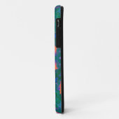 Psychedelic Hippie Oranje en Paars Case-Mate iPhone Case (Achterkant/links)