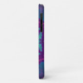 Psychedelic Hippie Paars, blauw en roze Case-Mate iPhone Case (Achterkant/links)