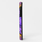 Psychedelic Hippie Paars en geel Case-Mate iPhone Case (Achterkant/links)