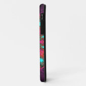 Psychedelic Hippie Paars Roze en Blauwgroen Case-Mate iPhone Case (Achterkant/links)