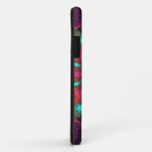 Psychedelic Hippie Paars Roze en Blauwgroen Case-Mate iPhone Case (Achterkant/rechts)