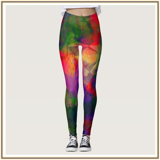 Psychedelic Hippie Pattern Leggings