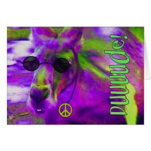 Psychedelic Hippie Peace Loving Kangaroo, Man!