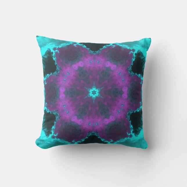 Psychedelic Hippie Pillow Kussen (Voorkant)