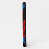 Psychedelic Hippie Red en Blue Case-Mate iPhone Case (Achterkant/links)
