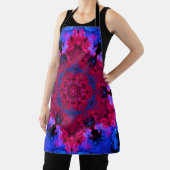 Psychedelic Hippie Red Pink en Blue Schort (Insitu)