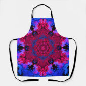 Psychedelic Hippie Red Pink en Blue Schort (Voorkant)