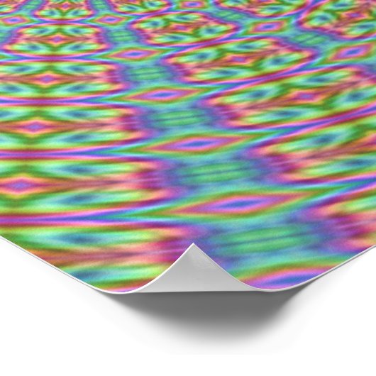 Psychedelic Hippie Retro Poster (Hoek)