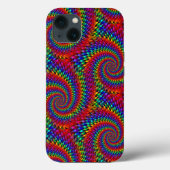 Psychedelic Hippie Weave Hoesje-Mate iPhone Case (Achterkant)