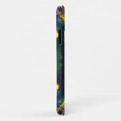 Psychedelic Hippie Yellow Blue en Green Case-Mate iPhone Case (Achterkant/rechts)