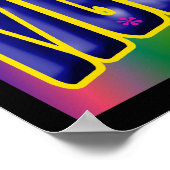 Psychedelic Hippiefest Music Poster (Hoek)