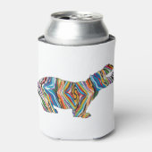 Psychedelic-Hippo Blikjeskoeler (Blikje Voorkant)