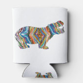 Psychedelic-Hippo Blikjeskoeler (Achterkant)