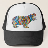 Psychedelic-Hippo Trucker Pet (Voorkant)