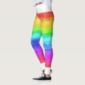 Psychedelic Hippy Retro Peace Art Leggings (Links)