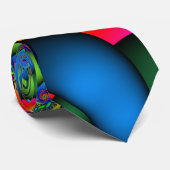 Psychedelic Hippy Stropdas (Opgerold)