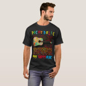 Psychedelic Hippy Trippy Music Guitar T-Shirt (Voorkant volledig)