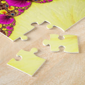 Psychedelic Holographic Fractal Abstract Mandala Legpuzzel (Zijkant)