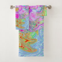 Psychedelic Hot Pink en Ultra Violet Hibiscus