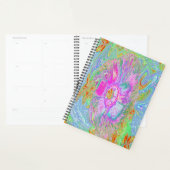 Psychedelic Hot Pink en Ultra Violet Hibiscus Planner (Display)