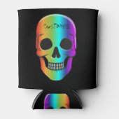 Psychedelic Human Skull Thunder_Cove Blikjeskoeler (Voorkant)