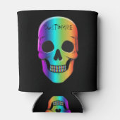 Psychedelic Human Skull Thunder_Cove Blikjeskoeler (Achterkant)