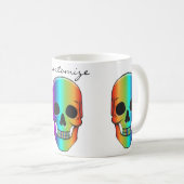 Psychedelic Human Skull Thunder_Cove Koffiemok (Voorkant rechts)