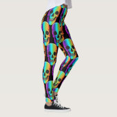 Psychedelic Human Skull Thunder_Cove Leggings (Rechts)