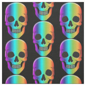 Psychedelic Human Skull Thunder_Cove Stof (Swatch)