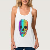Psychedelic Human Skull Thunder_Cove Tanktop (Voorkant)