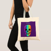 Psychedelic Human Skull Thunder_Cove Tote Bag (Voorkant (product))