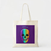 Psychedelic Human Skull Thunder_Cove Tote Bag (Voorkant)