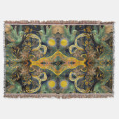 Psychedelic Hummingbird Trip Art Mirror Deken (Voorkant)