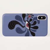 Psychedelic Hypnotic Art Creepy Double Pink Eye Case-Mate iPhone Case (Achterkant (horizontaal))