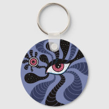 Psychedelic Hypnotic Art Creepy Double Pink Eye