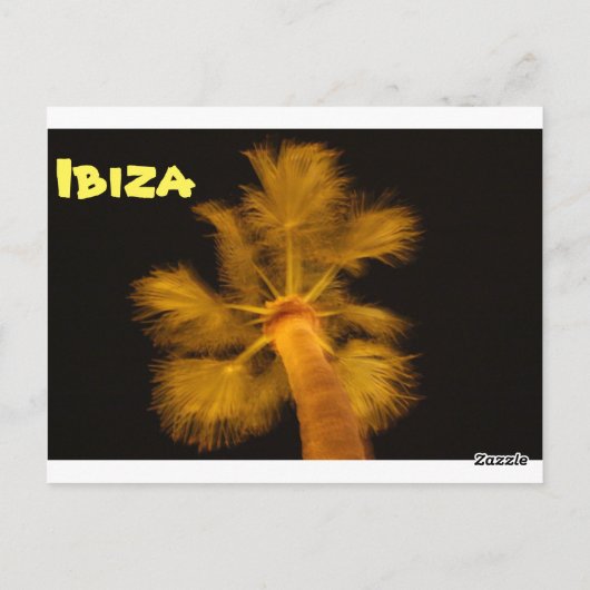 Psychedelic Ibiza Briefkaart (Achterkant)