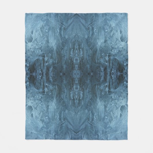 Psychedelic Ice-patroon Fleece Deken (Voorkant)
